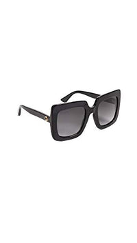 Thumbnail for Gucci Unisex – Erwachsene GG0328S-001-53 Sonnenbrille, Glänzend Schwarz, 53 im Sale