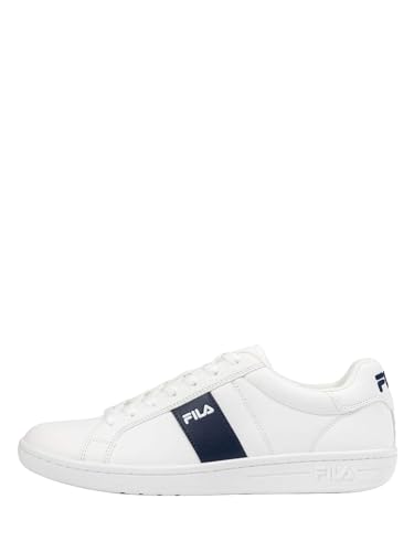 FILA Men's Crosscourt LINE Sneaker, White Navy, 40 on sale