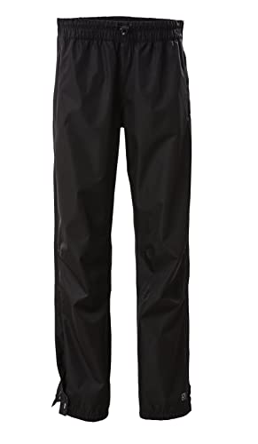 killtec Damen Regenhose mit durchgehendem Reissverschluss, packbar - KOS 18 WMN PNTS, schwarz, 40, 38279-000 im Sale
