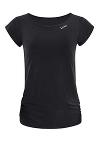Thumbnail for Winshape Women's Functional Light and Soft Short Sleeve Shirt Aet130ls, Ultra Style T-Shirt, Black, EU on Sale