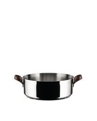 Thumbnail for Alessi edo PU102/24 Schmortopf mit Zwei Griffen aus Edelstahl, Griffe aus Edelstahl mit PVD-Beschichtung, Braun im Sale