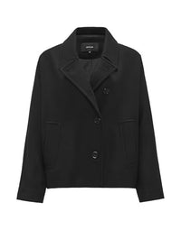 Thumbnail for OPUS Damen Jacke | Kurzjacke HAJONA Oversize aus Woll-Mix Black, 36 im Sale