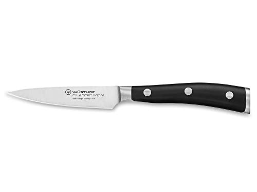 WÜSTHOF Classic Ikon Gemüsemesser 9 cm, Schwarz im Sale