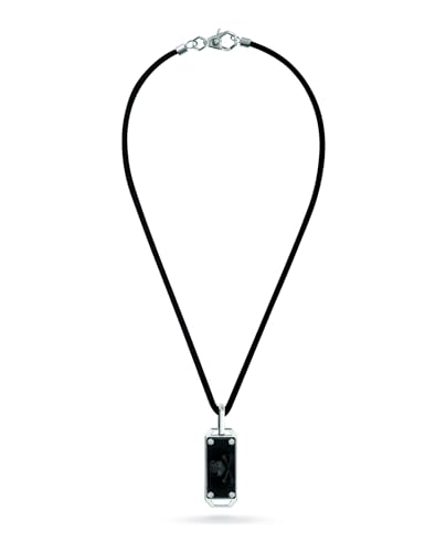 Philipp Plein Herren Kette Edelstahl Silikon IP Black $KULL BONES PJWEA05NU im Sale