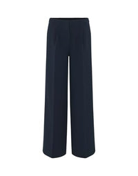 Thumbnail for OPUS Damen City Pants | Extra Wide Leg Pants Maiga Palazzo aus Twill-Ware Coal Blue, 36 im Sale