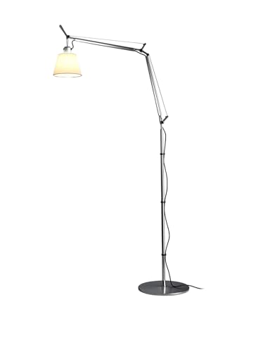 Artemide Tolomeo Leuchte Terra Basculante, Lampenschirm Pergament im Sale