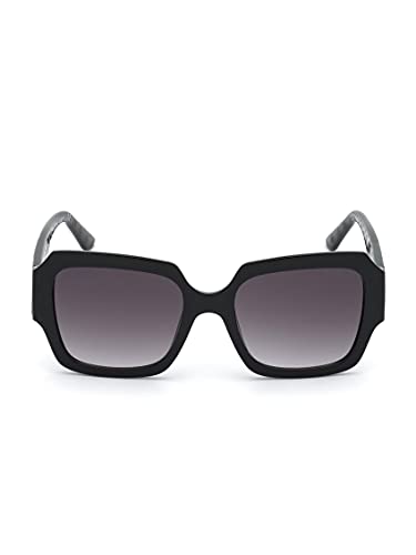 GUESS Damen 0 Sonnenbrille, schwarz (Shiny Black), 52 im Sale