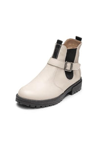 Thumbnail for VITAFORM Chelsea Boots Damen - Feinstes Nappa-Leder aus Italien - Praktisch mit Reißverschluss - Perfekte Damen Schuhe Herbst beige/taupe 36 im Sale