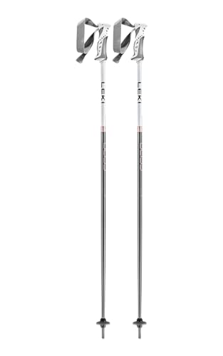 LEKI Damen Bliss Skistöcke, Gunmetal-White-roségold, 110C im Sale