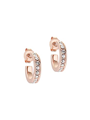 Ted Baker Seenita Nano Hoop Ohrringe, Creolen (Rosegoldfarbend/Kristalle) im Sale