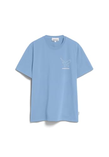 ARMEDANGELS Herren T-Shirt Relaxed Fit aus Bio-Baumwolle AADONI Nestling Relaxed Fit Vintage Blue im Sale