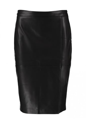 Zabaione PU fake leather skirt Au44rera black on sale