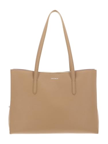 Coccinelle Swap Handbag Grained Leather Fresh Beige on sale