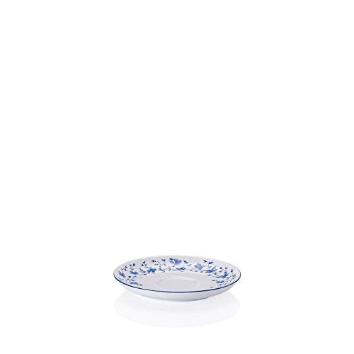 Arzberg Rosenthal 41382-607671-14741 Form 1382 - Coffee Saucer - Blue Flowers - Porcelain - Ø 14 cm on Sale