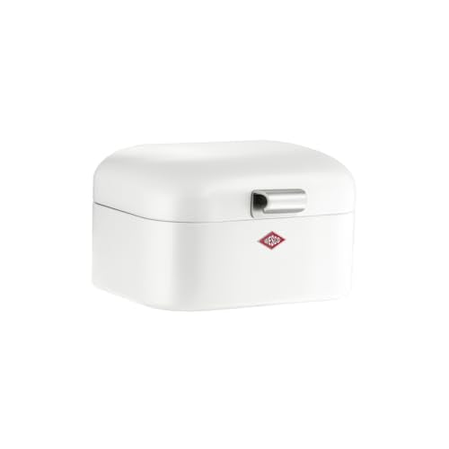 Wesco Mini Grandy Brotkasten in der Farbe rot, pulverbeschichtetes Stahlblech, Lüftungslöcher und stabiler Handgriff im Sale
