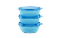 Thumbnail for TUPPERWARE Hit-Parade Kühlschrank 600 ml blau (3) Dose große Hitparade Panorama 31996 im Sale