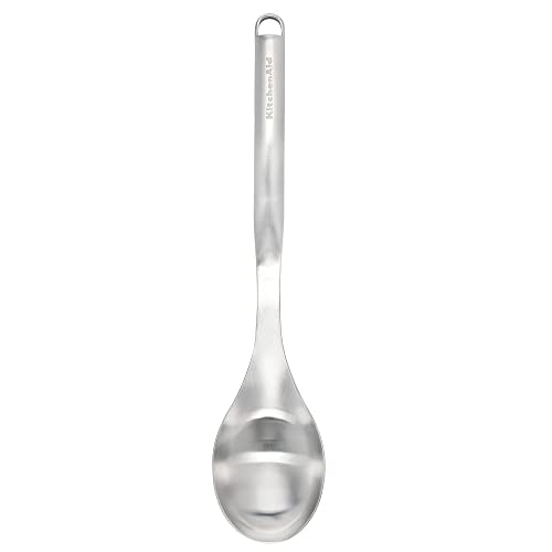 KitchenAid Premium Edelstahl Kochlöffel, großer Servierlöffel aus Metall im Sale