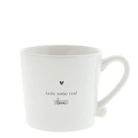 Thumbnail for Becher mit Henkel taste some real love Keramik weiß Keramikbecher Keramikgeschirr BC Mug Küche gedeckter Tisch im Sale