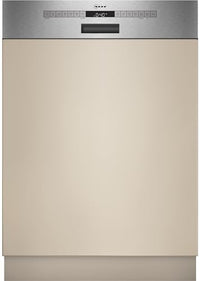 Thumbnail for Neff S245ECS15E, N 50, Smarter -Geschirrspüler Teilintegriert 60 cm, Spülmaschine mit Besteckschublade, Open Dry, starke Reinigung mit Chef 70ºC, höhenverstellbarer Oberkorb, Gebürsteter Stahl im Sale
