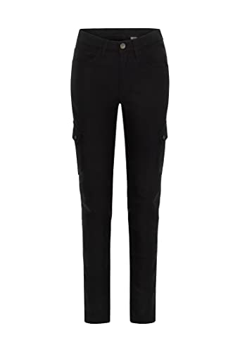 Rokker Black Jack Slim Motorcycle Textile Pants (Black, 38) on Sale