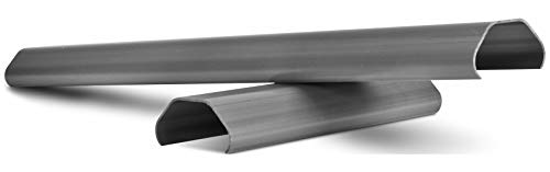TechniSat Kabelführungsprofil - Kabelführungsschienen für SATMAN 65/650 Plus (passgenau zu SATMAN 65 und SATMAN 650 PLUS, ein Satz mit 2 Teilen) grau im Sale