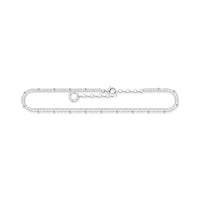 Thumbnail for Thomas Sabo Damen Fußkette Doppelreihig 925 Sterlingsilber AK0030-001-21-L27v im Sale