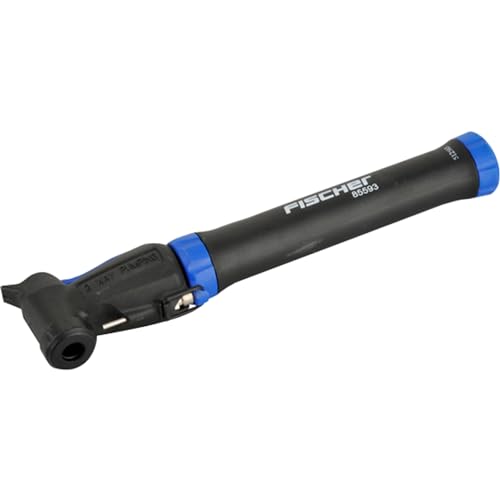 FISCHER Minipumpe Doppelhub Reversibel, Schwarz im Sale