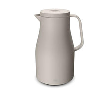 Thumbnail for alfi ECONSCIOUS 1.0l, oatmeal beige, insulated jug with hygienic tempered glass insert made of bioplastic, screw cap with push button, one-handed pouring, ideal as a coffee pot, teapot, BPA-free on sale