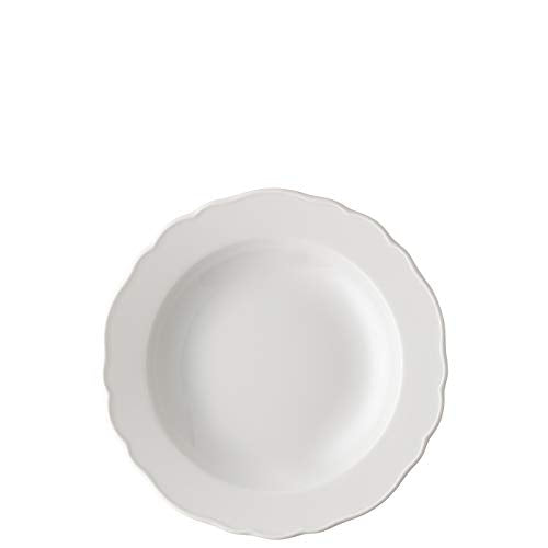 Hutschenreuther Maria Theresia White Soup Plate 21 cm Rim on Sale