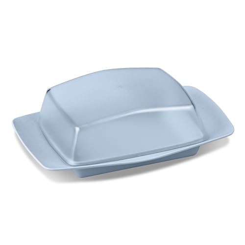 Koziol butter dish Rio Nature Flower Blue 7619716 on sale