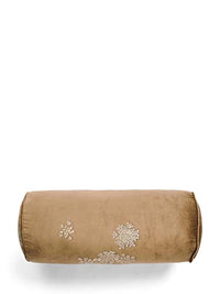 Thumbnail for ESSENZA Nackenrolle Lauren Cinnamon,22x50 cm, 100% Polyester Samt, Blumen im Sale
