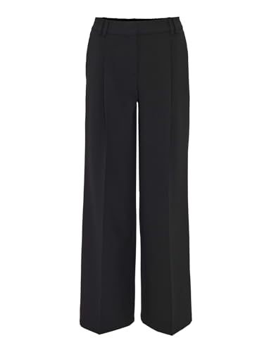 OPUS Damen City Pants | Wide Leg Pants Mariena mit Komfortbund Black, 36 im Sale