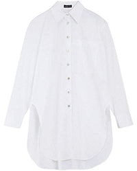 Thumbnail for Van Laack poplin long blouse M-Elke white 34 on sale