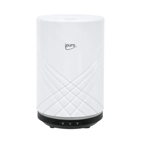 ipuro - Aroma Diffuser Air Sonic elegance white - elegant fragrance oil diffuser with interval and continuous operation function - stylish humidifier with light and ultrasonic technology on sale