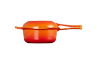 Thumbnail for Le Creuset Signature 2-In-1 Marmitout, Gusseisen, Ø 22 cm, 2,3 L, Ofenrot, 25044220902460 im Sale