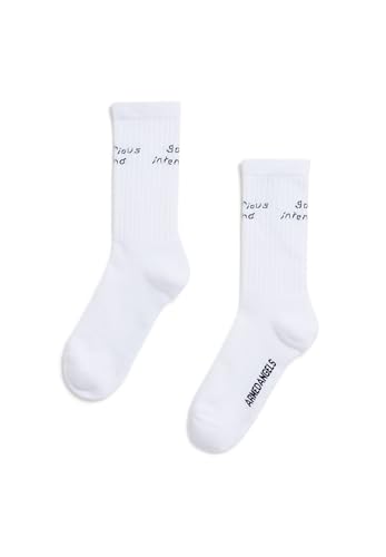 ARMEDANGELS Unisex Socken aus Bio-Baumwoll Mix SAAMUS INTENTIONS White 35-38 im Sale