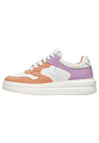 Thumbnail for VOILE BLANCHE Lilith-Sneakers aus Veloursleder und technischem Gewebe-Orange, Orange 40