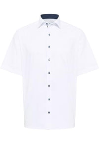 Thumbnail for ETERNA Comfort Fit Hemd Halbarm New Kent Kragen Oxford weiß im Sale