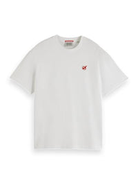 Thumbnail for Scotch & Soda Women's Core The Free Spirit Peace Bird T-Shirt, Oatmeal Melange, EU on sale