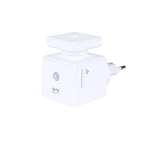 ipuro - Electric Scent Plug with motion sensor &amp; ambient light - refillable fragrance plug with 3 levels - innovative air freshener for the socket - room fragrance plug for the Essentials fragrances on sale