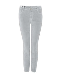 Thumbnail for OPUS Damen Slim | Samthose Evita Glazed Slim Mid Rise aus BCI Cotton Mix Hazy Fog Melange, L28 im Sale