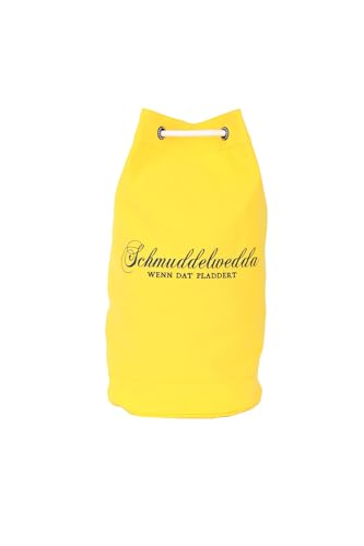 Schmuddelwedda Damen Baumwolltasche, Gelb, onesize im Sale