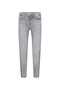 Thumbnail for SOCCX Damen Jeans MI:RA Slim Fit Grey 33 im Sale