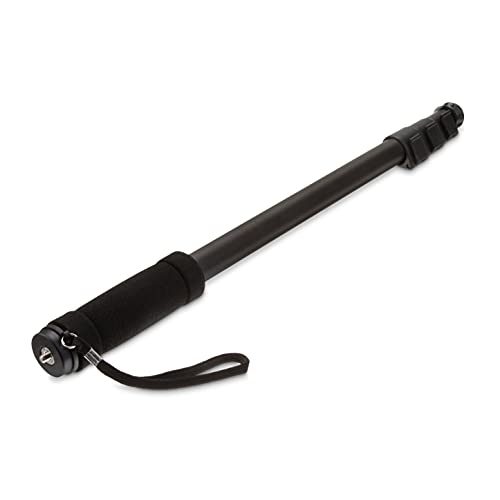 Amazon Basics 54 to 170 cm Lightweight Portable Extendable Camera and Photography Monopod, Aluminum, Telescopic, Black on Sale