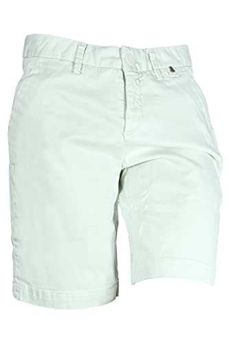 Herrlicher Lovely Shorts Chino Bermuda Shorts Women's Straight Fit Stretch, Color: mint green, Trouser sizes: W30 on sale