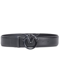 Thumbnail for Pinko Damen Love Berry H4 Belt VIT.Seide Gürtel, Z99b_Schwarz Limousine Block Color, im Sale