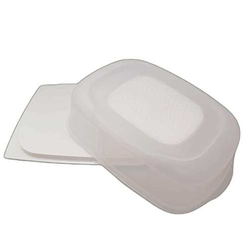 Tupperware KäseMax rechteckig weiß transparent Käseglocke Käsebehälter Käse Kondensplus Kondenspro Cheese CheeSmart stapelbar im Sale