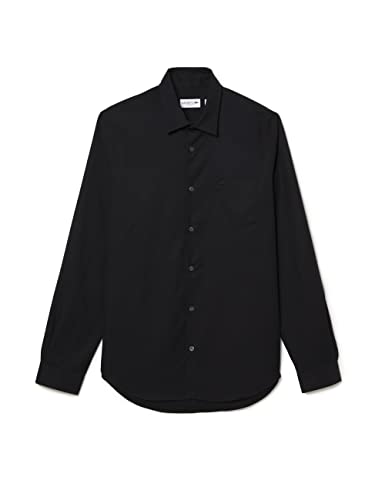 Lacoste Men's Ch8522 Classic Shirt, Black, 40 on Sale