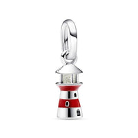 Thumbnail for PANDORA Fluoreszierender Leuchtturm Charm-Anhänger aus Sterlingsilber, Kompatibel Moments, Moments Kollektion, 792714C01 im Sale