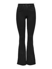 Thumbnail for ONLY Damen Flared Schlag Jeans | High Waist Denim Stretch Hose | Wide Vintage Pants ONLROYAL, Farben:Schwarz, im Sale